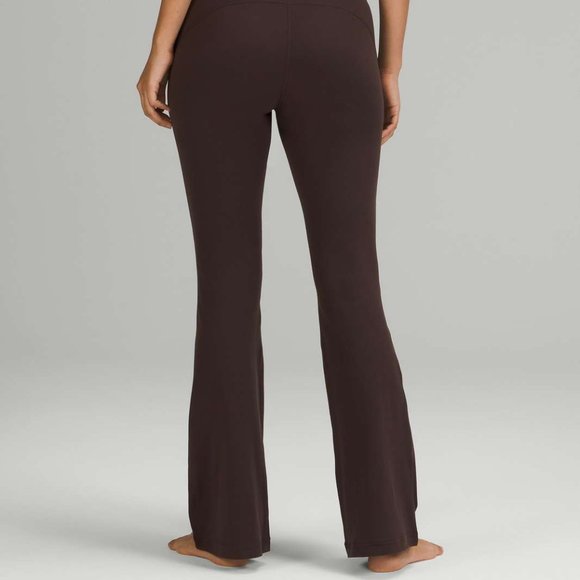 Lululemon Groove Super-High-Rise Flared Pant Nulu Flare French Press Chocolate - Picture 6 of 10